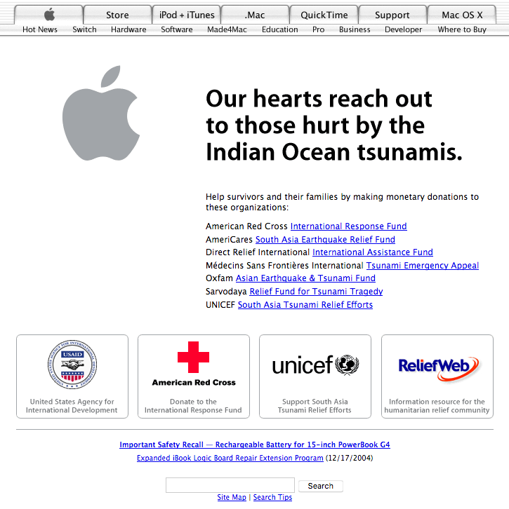 Indian Ocean tsunami assistance (2004)